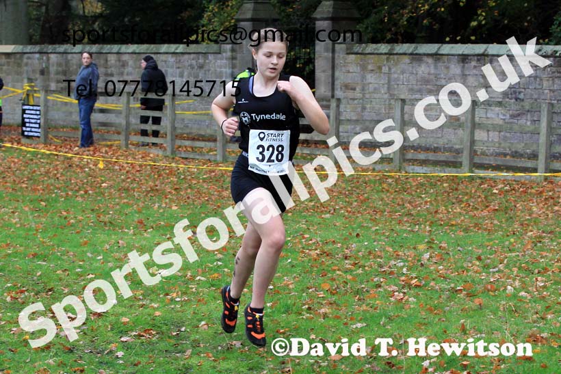 Girls under-15s, Start Fitness NEHL, Lambton Castle, Durham.  Photo: David T. Hewitson/Sports for All Pics